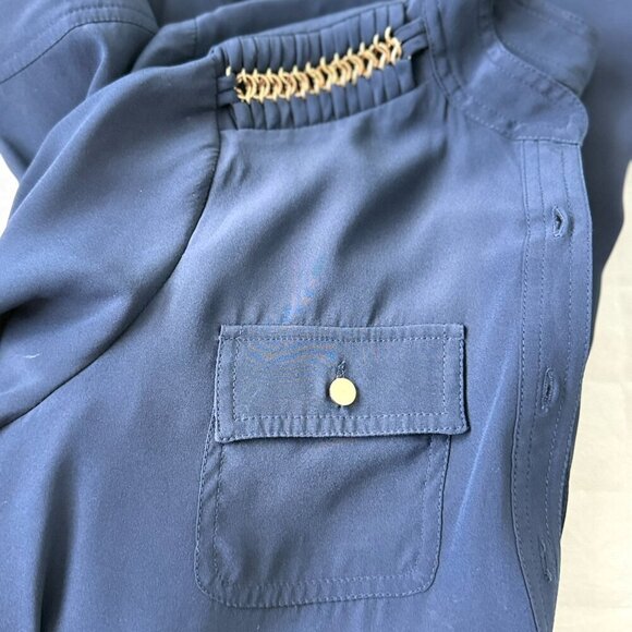 Michael Kors Long Sleeve Silk Finish Dress Size 6 - Picture 5 of 5